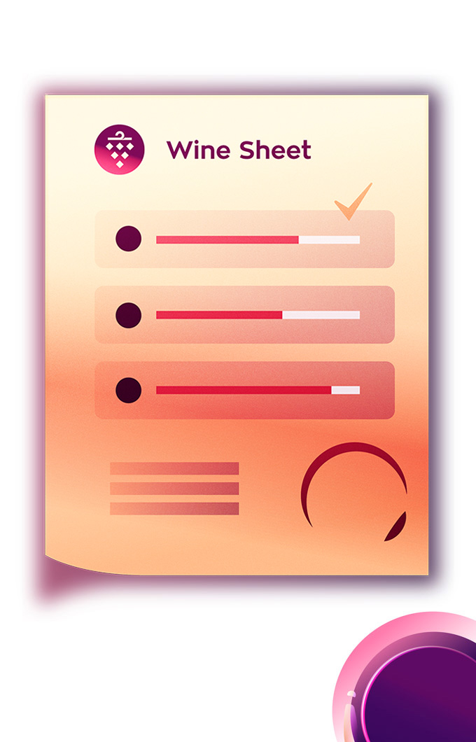 tasting sheet